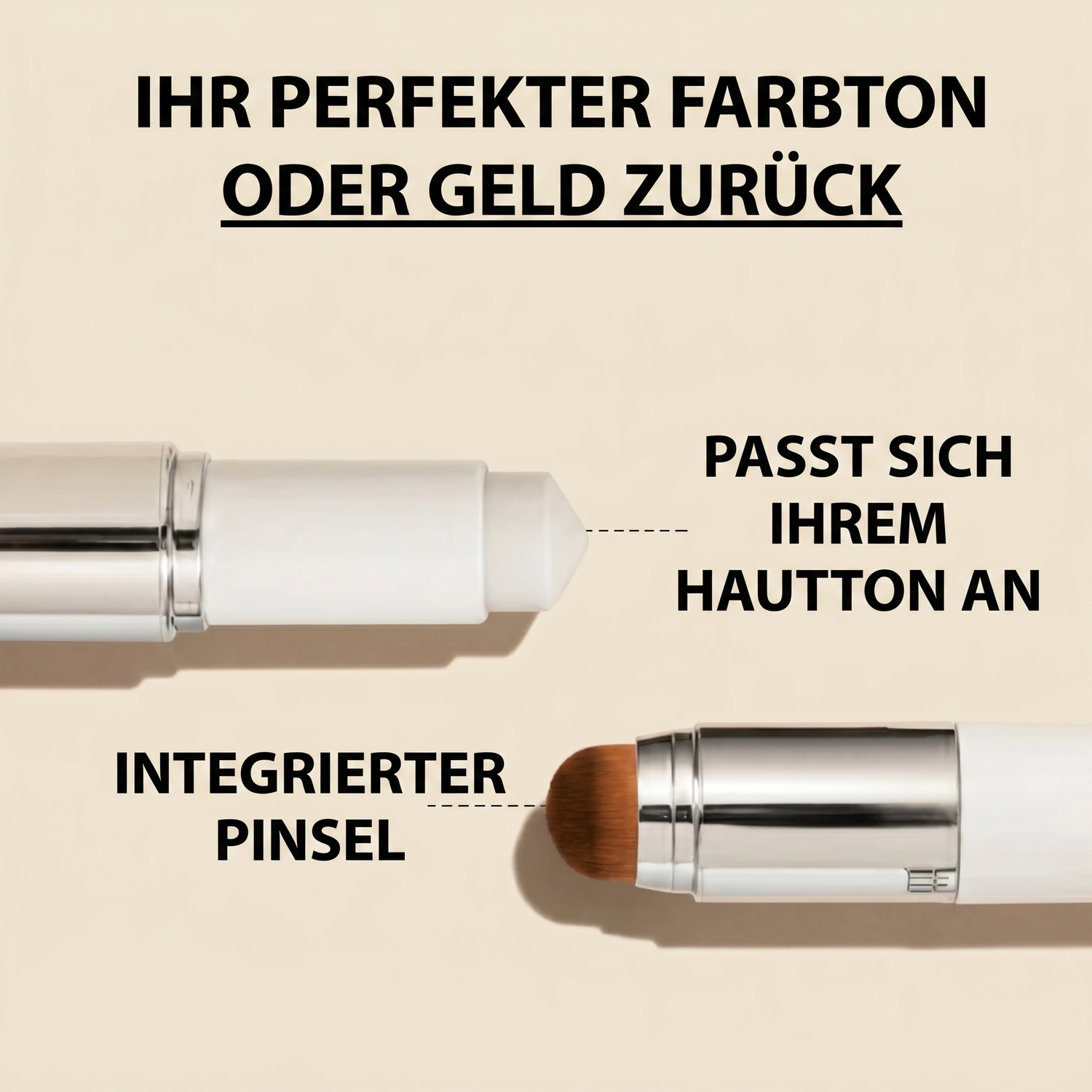 Kalea 2-in-1 Perfektionsstift mit integriertem Pinsel